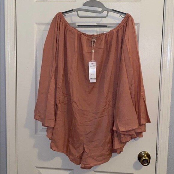 PilyQ Womens Dusty Rose Andi Romper Womens Size M/L - Picture 3 of 9